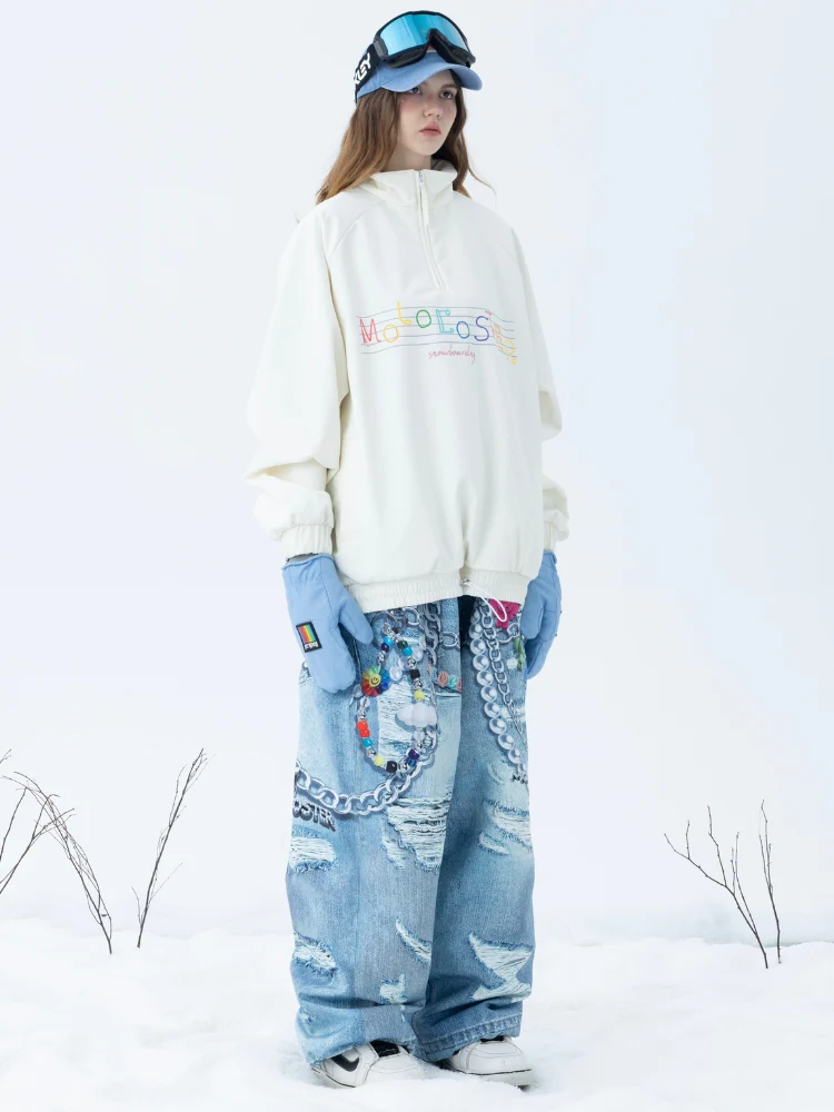 Molocoster 3D Print Baggy Snow Pant - Unisex - Image 9