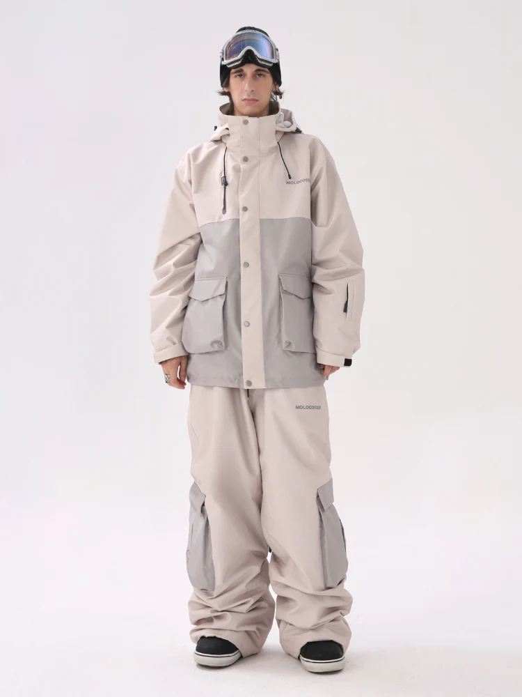 Molocoster 3L Candy Patchwork Ski Suit - Unisex - Image 13