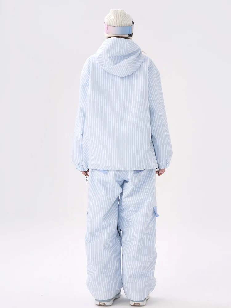 Molocoster 3L Striped Fleece Snow Pullover - Unisex - Image 8