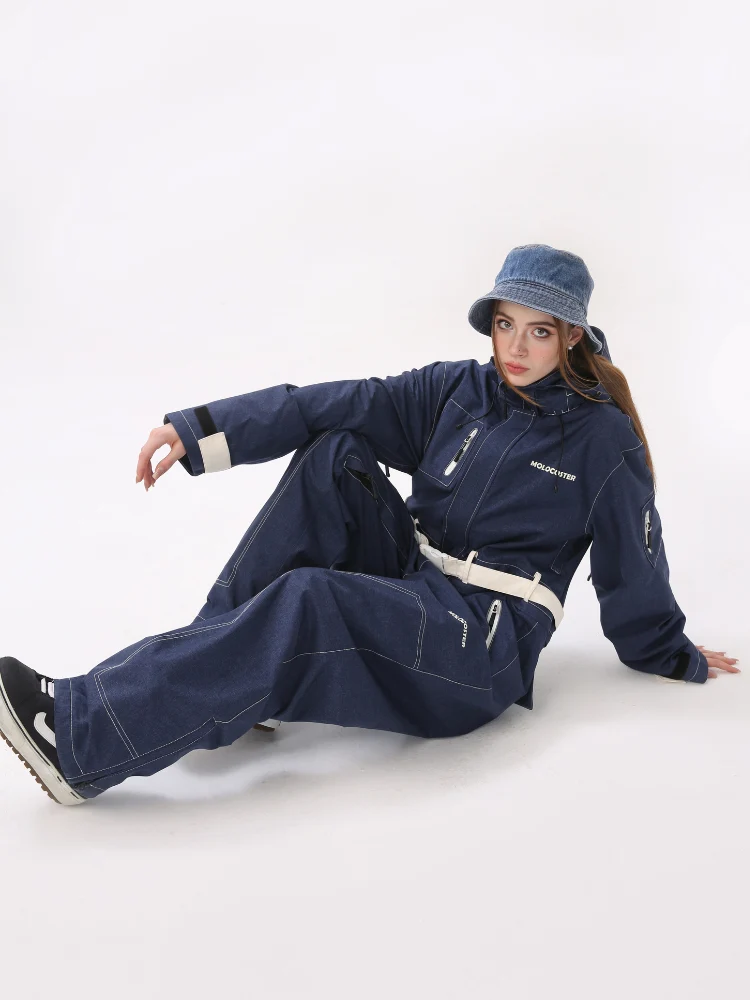 Molocoster All-Mountain Denim Ski Jumpsuit - Women's - Image 2
