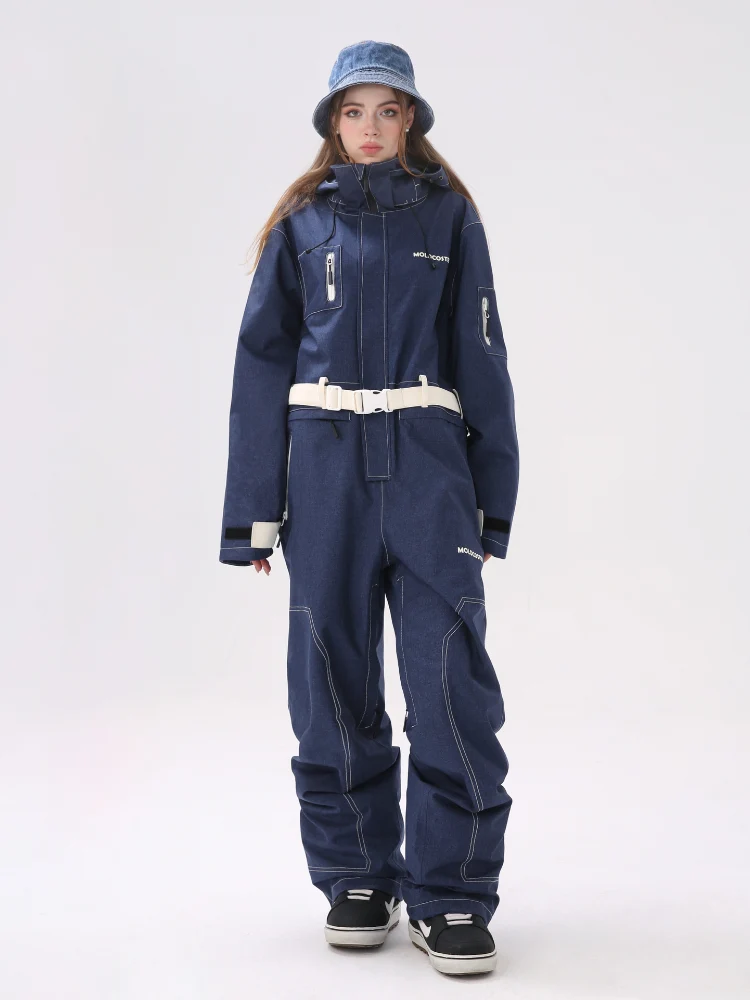 Molocoster All-Mountain Denim Ski Jumpsuit - Women's - Image 3
