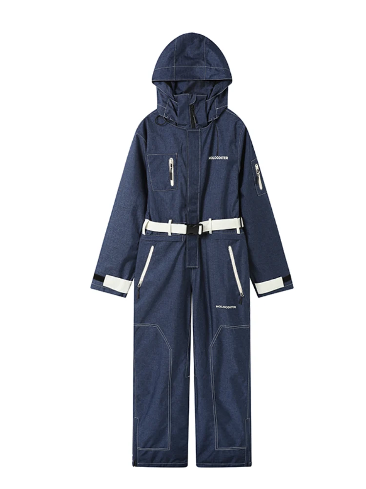 Molocoster All-Mountain Denim Ski Jumpsuit - Women's - Image 8