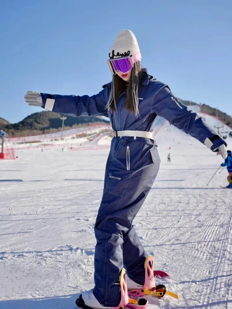 Molocoster All-Mountain Denim Ski Jumpsuit - Women's - Image 5