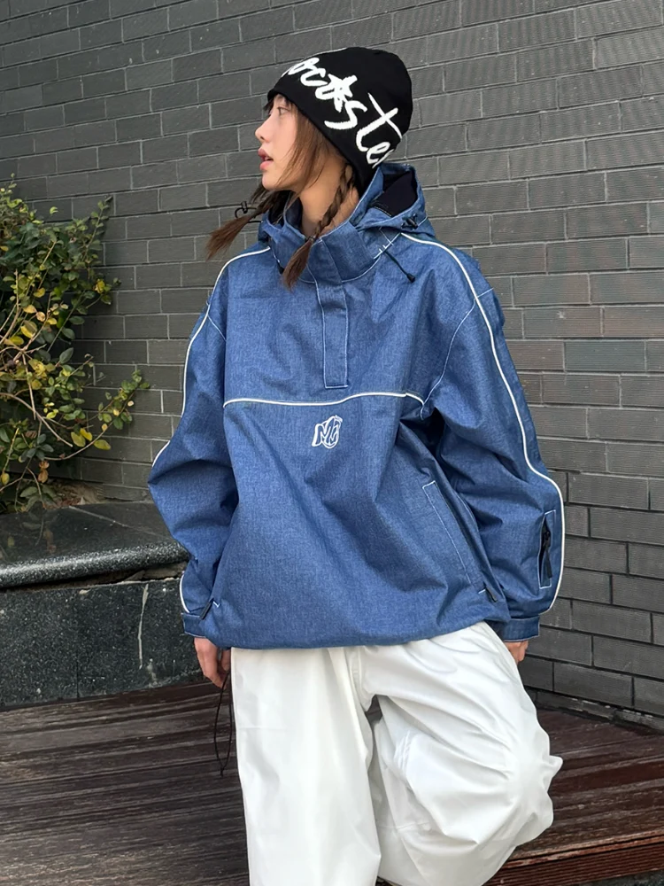 Molocoster Denim-Tone Loose-Fit Anorak - Image 10