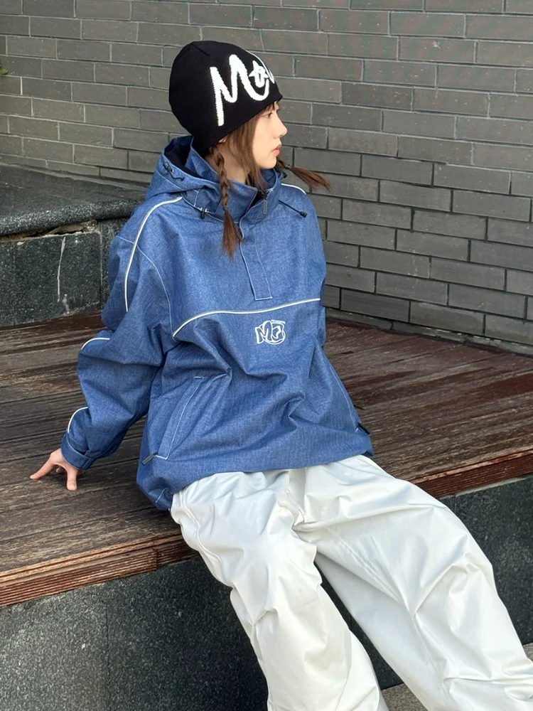 Molocoster Denim-Tone Loose-Fit Anorak - Image 11