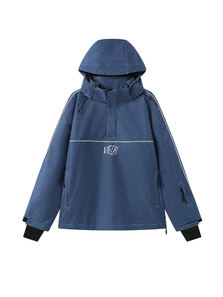 Molocoster Denim-Tone Loose-Fit Anorak - Image 14