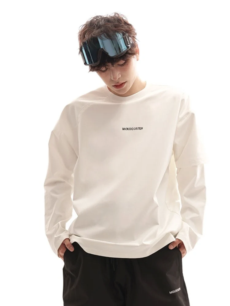 Molocoster Double Layer Sleeves Sweatshirt - Unisex - Image 11