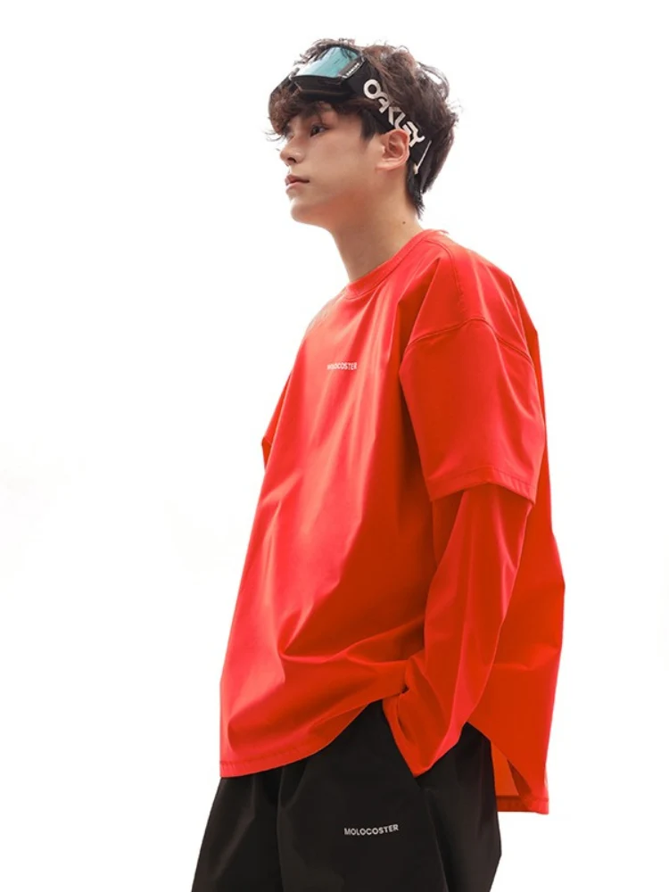 Molocoster Double Layer Sleeves Sweatshirt - Unisex - Image 9