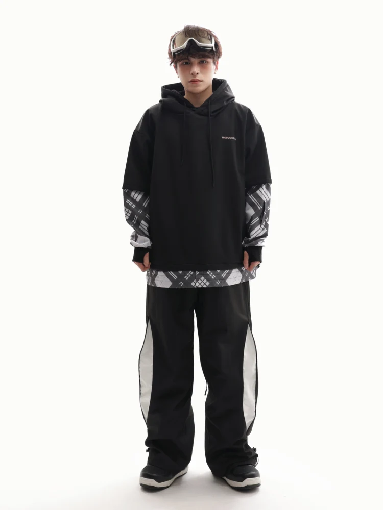 Molocoster Faux Sleeve Pullover Hoodie - Unisex - Image 3