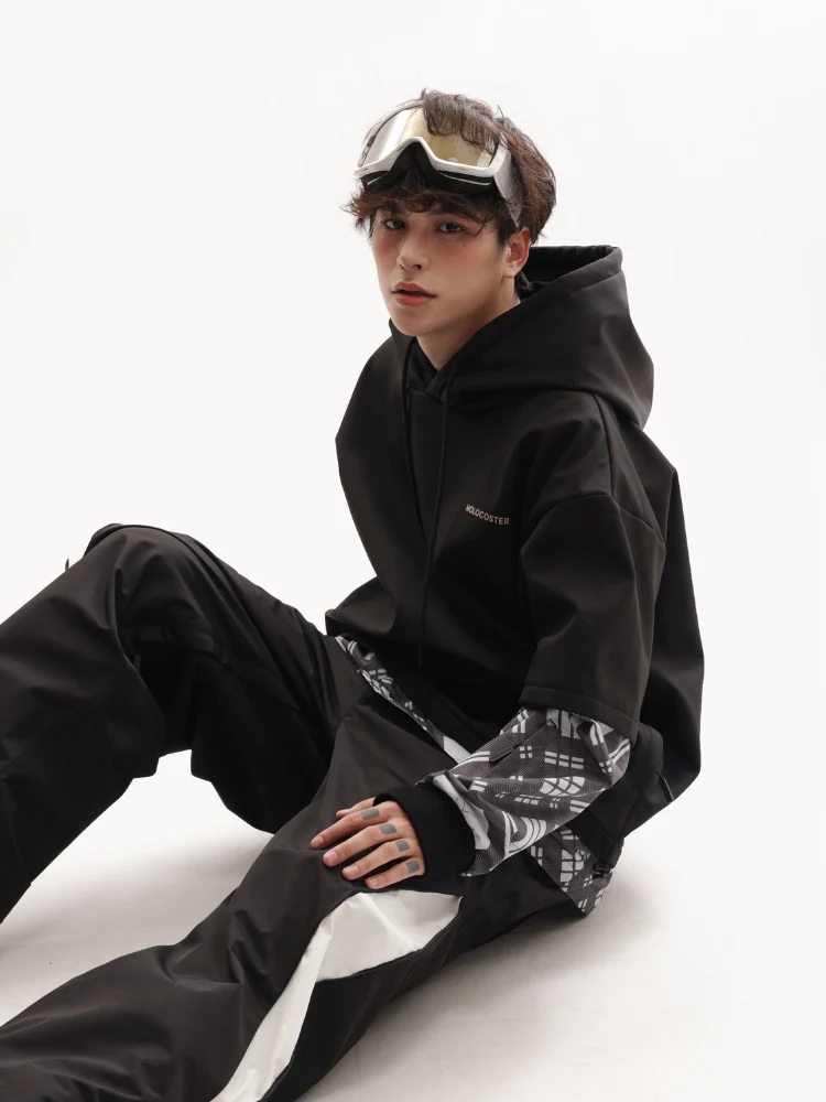 Molocoster Faux Sleeve Pullover Hoodie - Unisex - Image 4