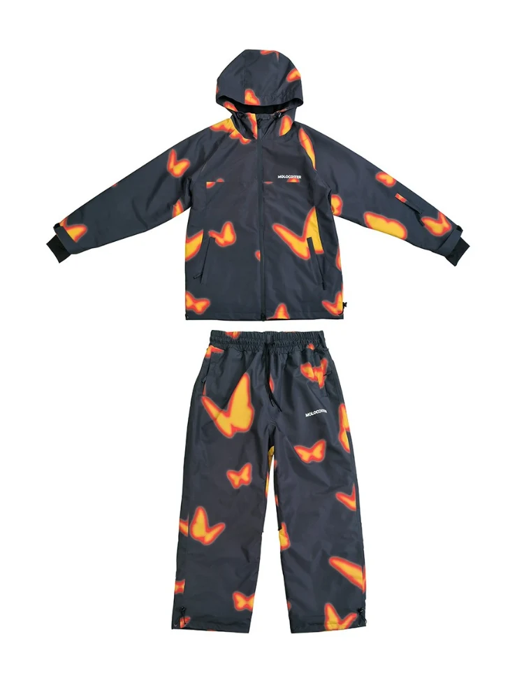 Molocoster Flame Butterfly Snow Pants - Unisex - Image 3