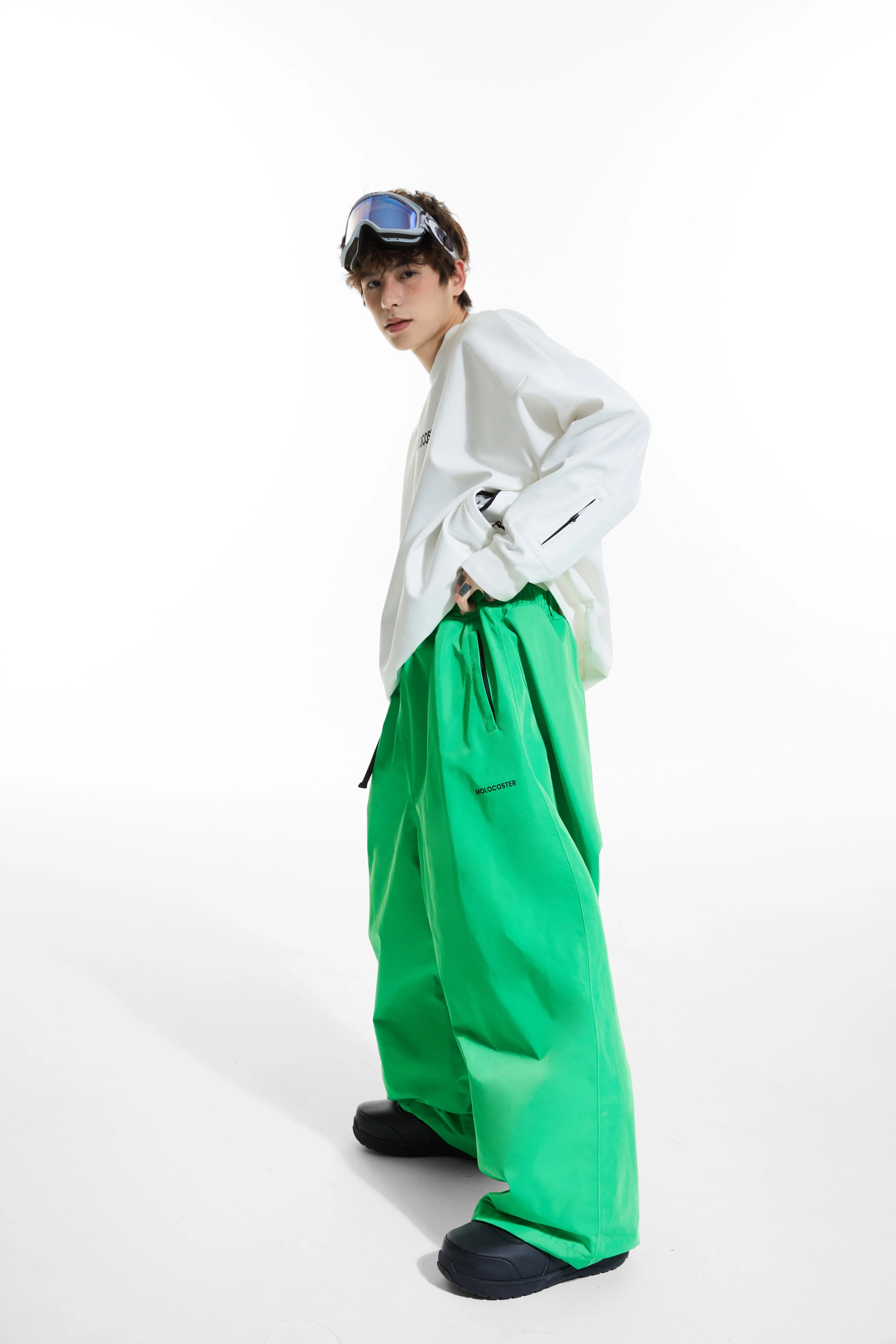 Molocoster Oversize Fleece Snow Pants - Unisex - Image 15
