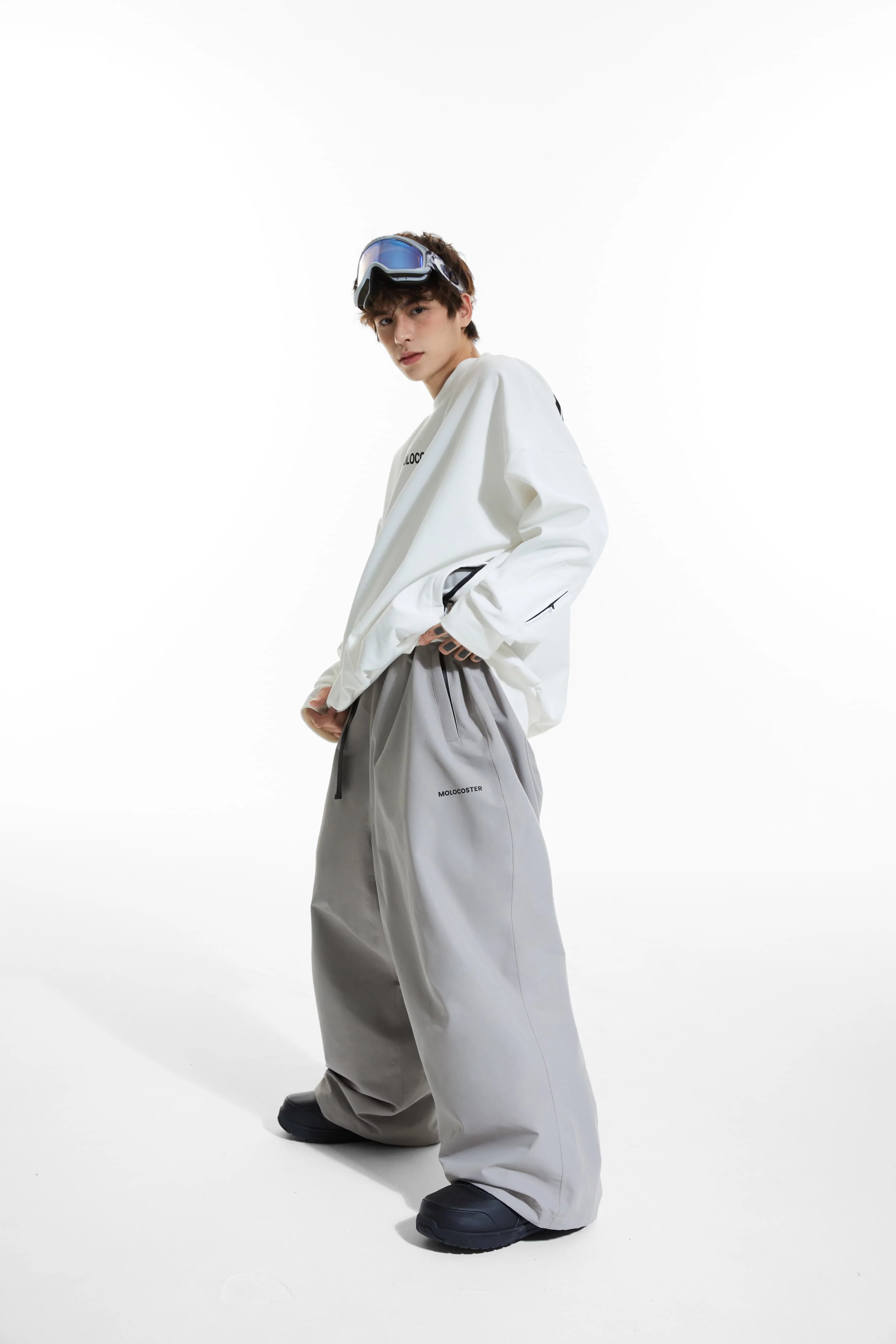 Molocoster Oversize Fleece Snow Pants - Unisex - Image 4