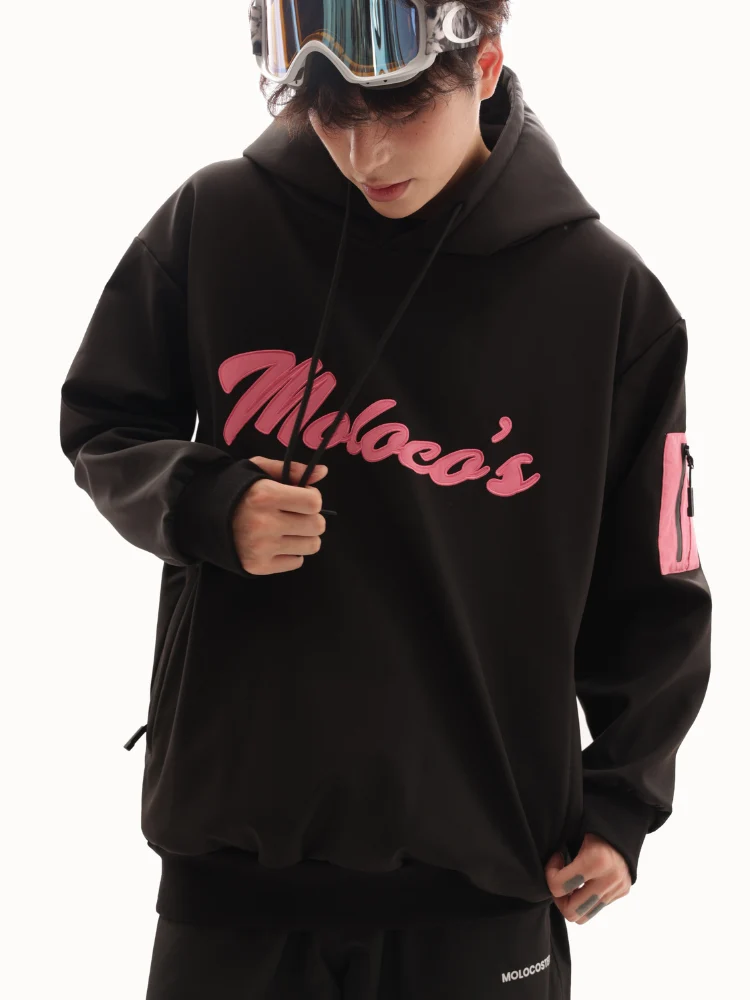 Molocoster Pink Crest Pullover Hoodie - Unisex - Image 5