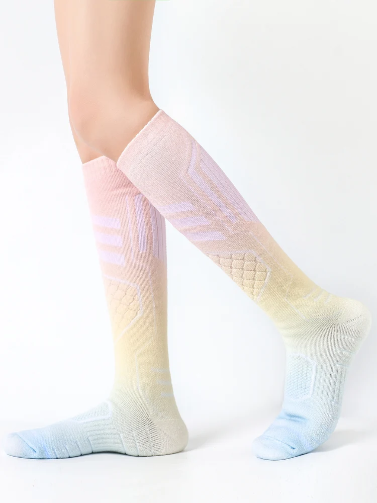 Molocoster Rainbow Merino Wool Ski Socks - Image 4