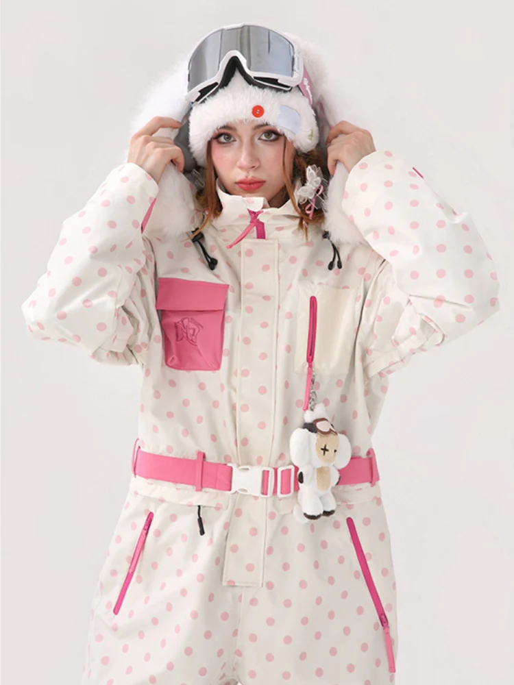 Molocoster Sweet Polka Dot Jumpsuit - Women's - Image 4