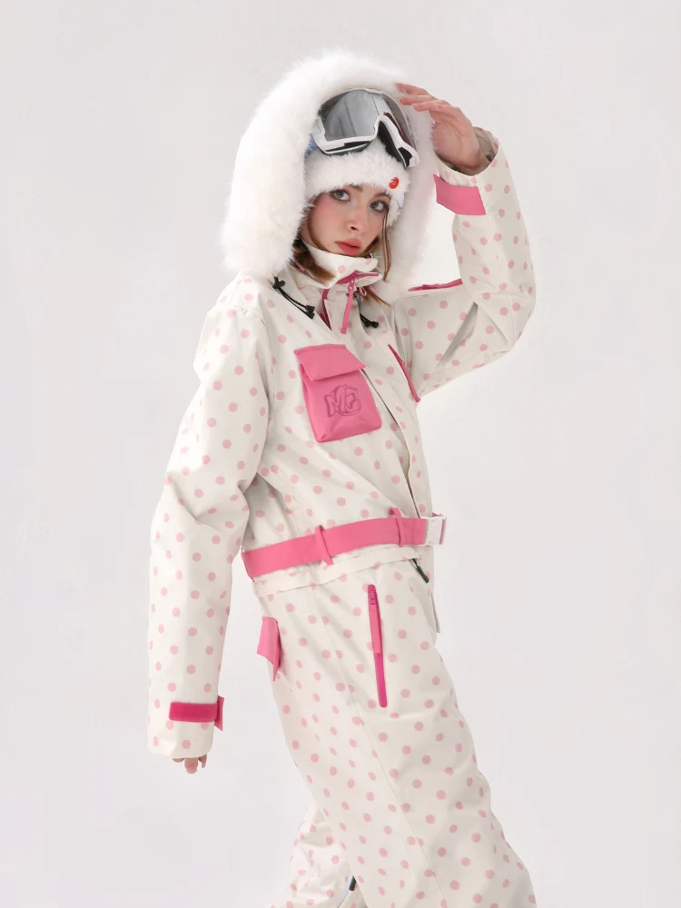 Molocoster Sweet Polka Dot Jumpsuit - Women's - Image 5