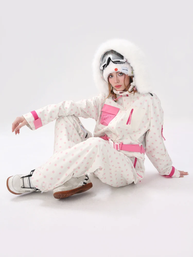 Molocoster Sweet Polka Dot Jumpsuit - Women's - Image 6