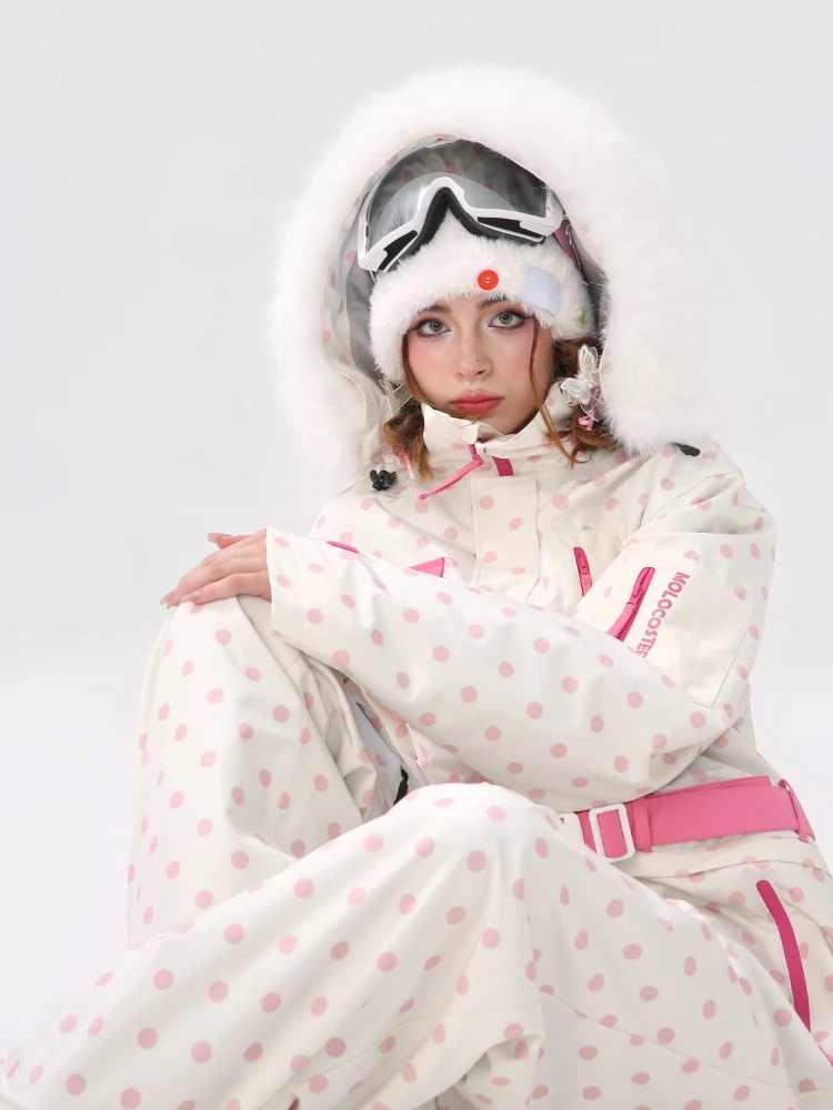 Molocoster Sweet Polka Dot Jumpsuit - Women's - Image 7