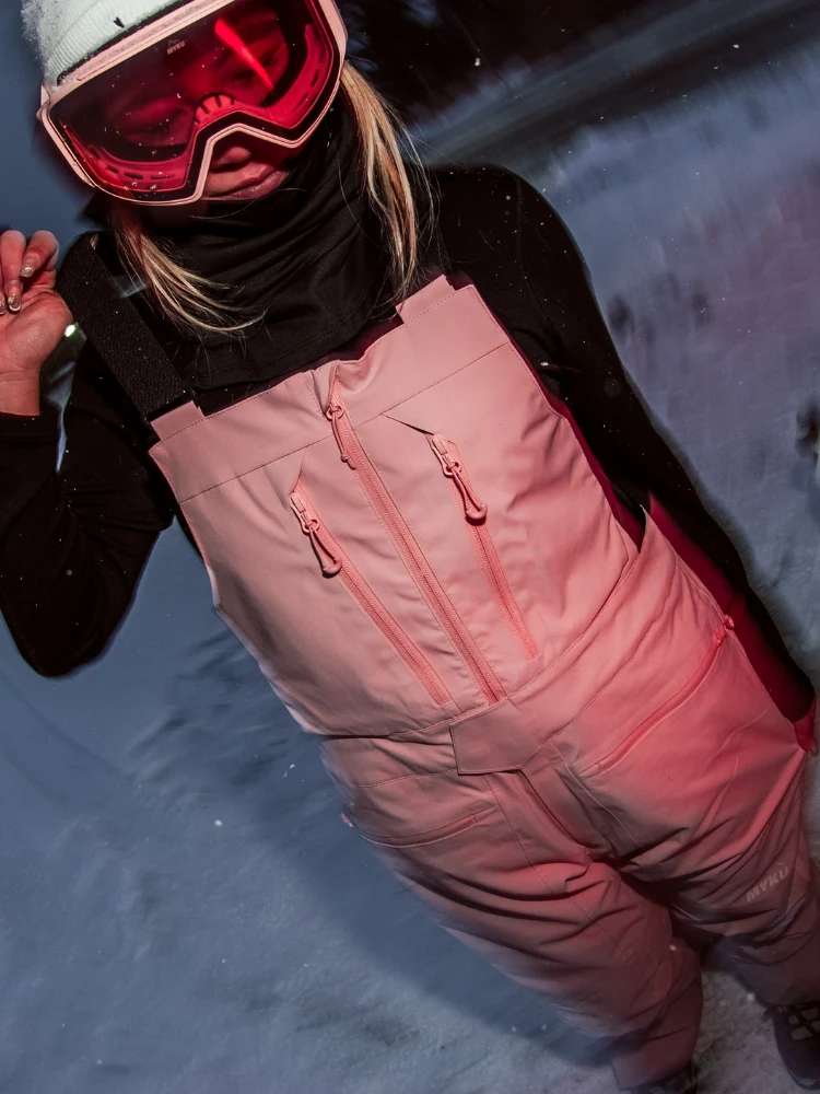 MYKU Arctic 3L Fleece Lined Snow Bibs - Unisex - Image 3