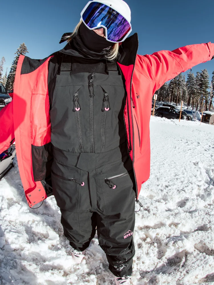 MYKU Arctic 3L Fleece Lined Snow Bibs - Unisex - Image 5