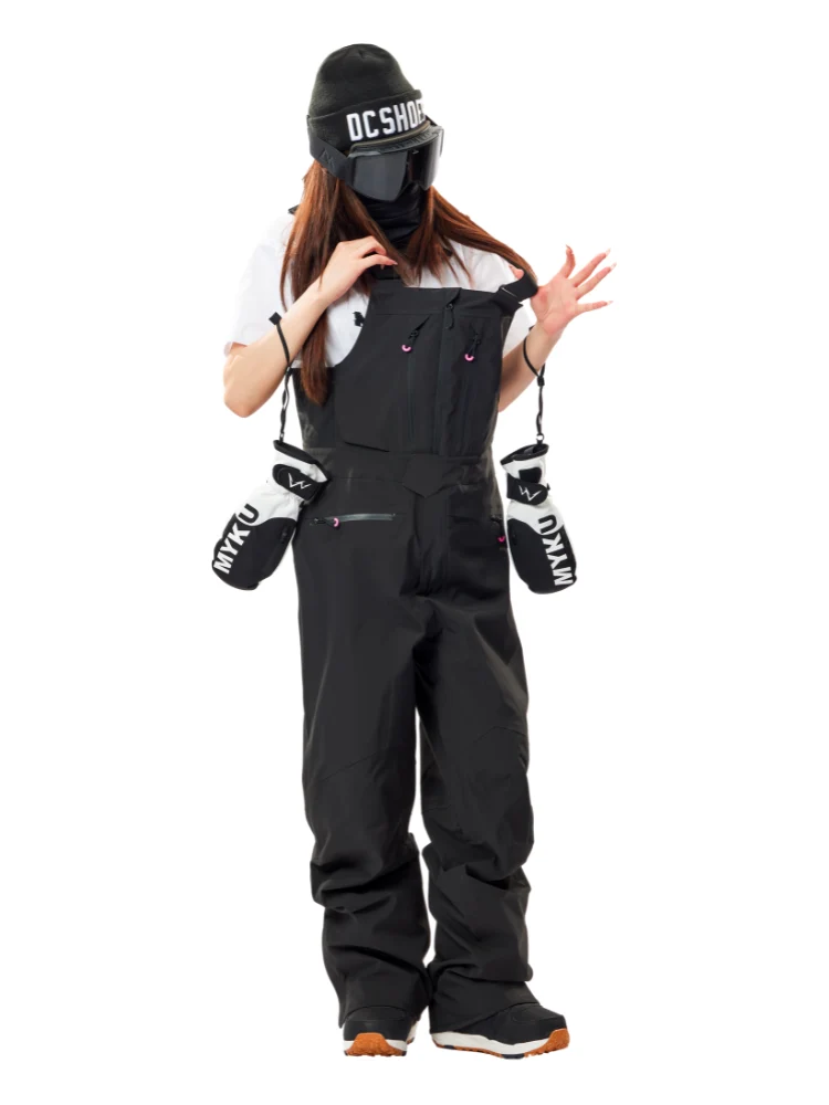 MYKU Arctic 3L Fleece Lined Snow Bibs - Unisex - Image 7