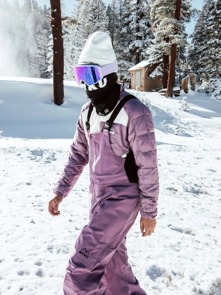 MYKU Glow 3L Shell Snow Bibs 2.0 - Unisex - Image 3
