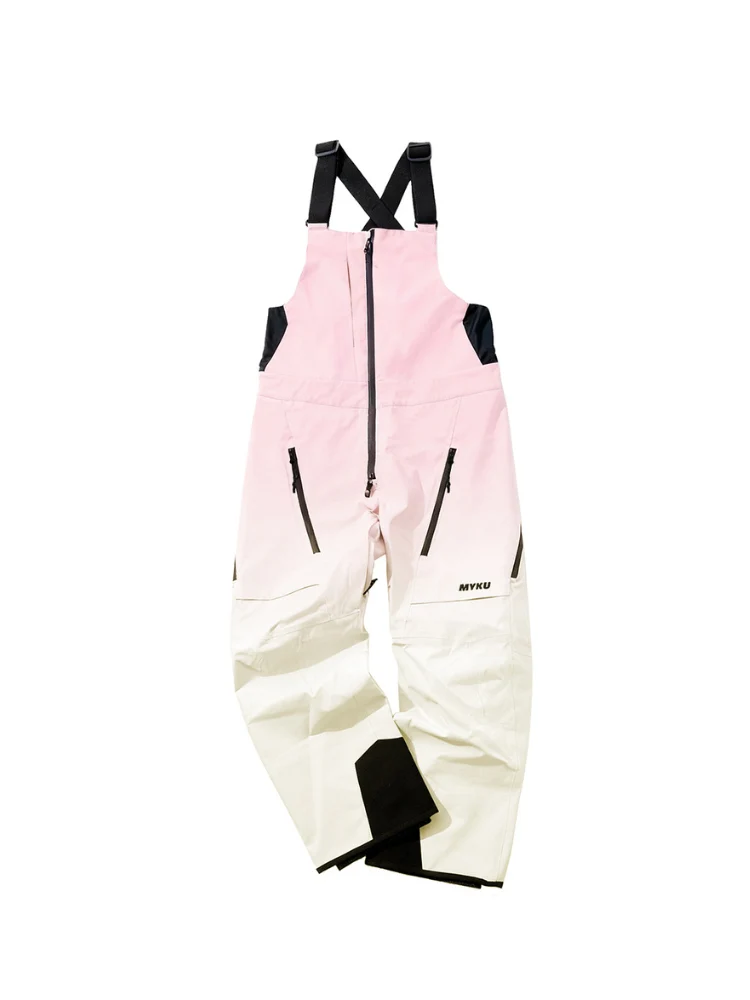 MYKU Glow 3L Shell Snow Bibs 2.0 - Unisex - Image 9