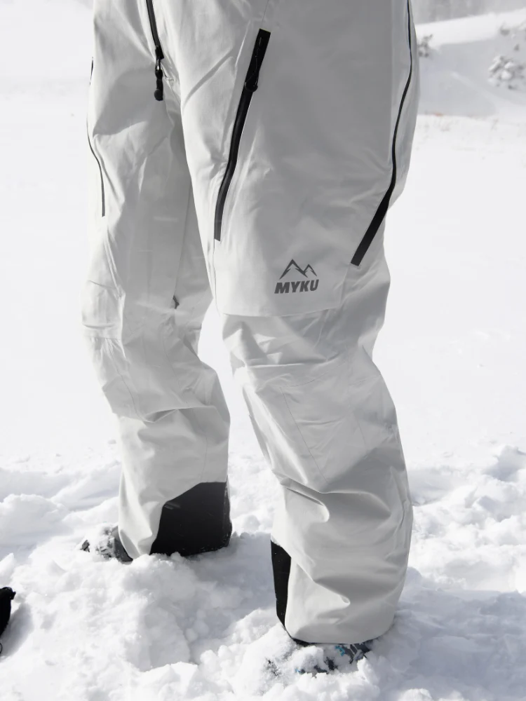 MYKU Glow 3L Shell Snow Bibs - Unisex - Image 10