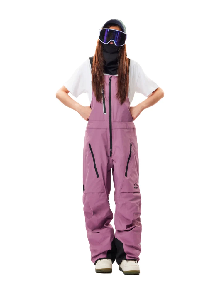 MYKU Glow 3L Shell Snow Bibs - Unisex - Image 11