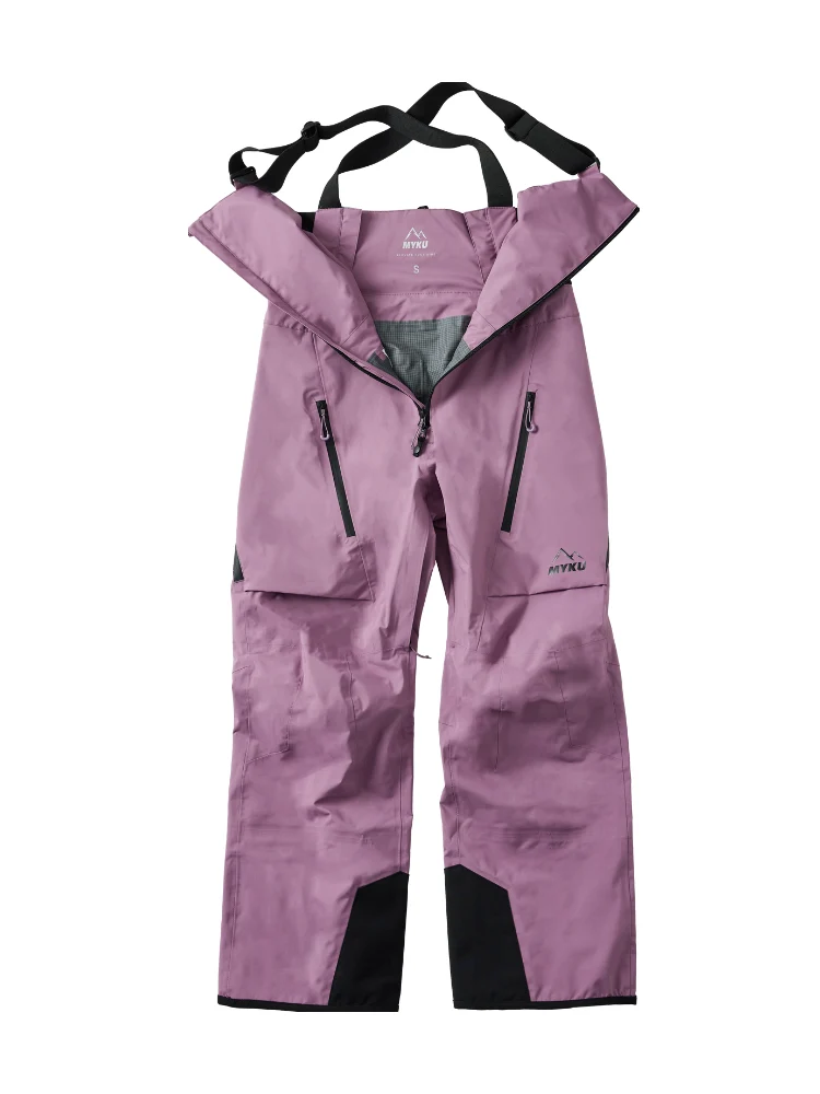 MYKU Glow 3L Shell Snow Bibs - Unisex - Image 14