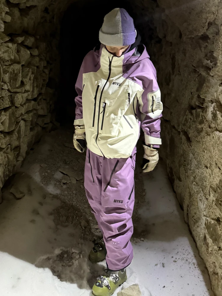 MYKU Glow 3L Shell Snow Bibs - Unisex - Image 5