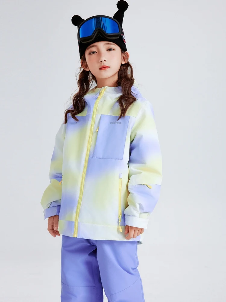 NANDN Kids Candy Color Gradient Snow Suits - Image 12