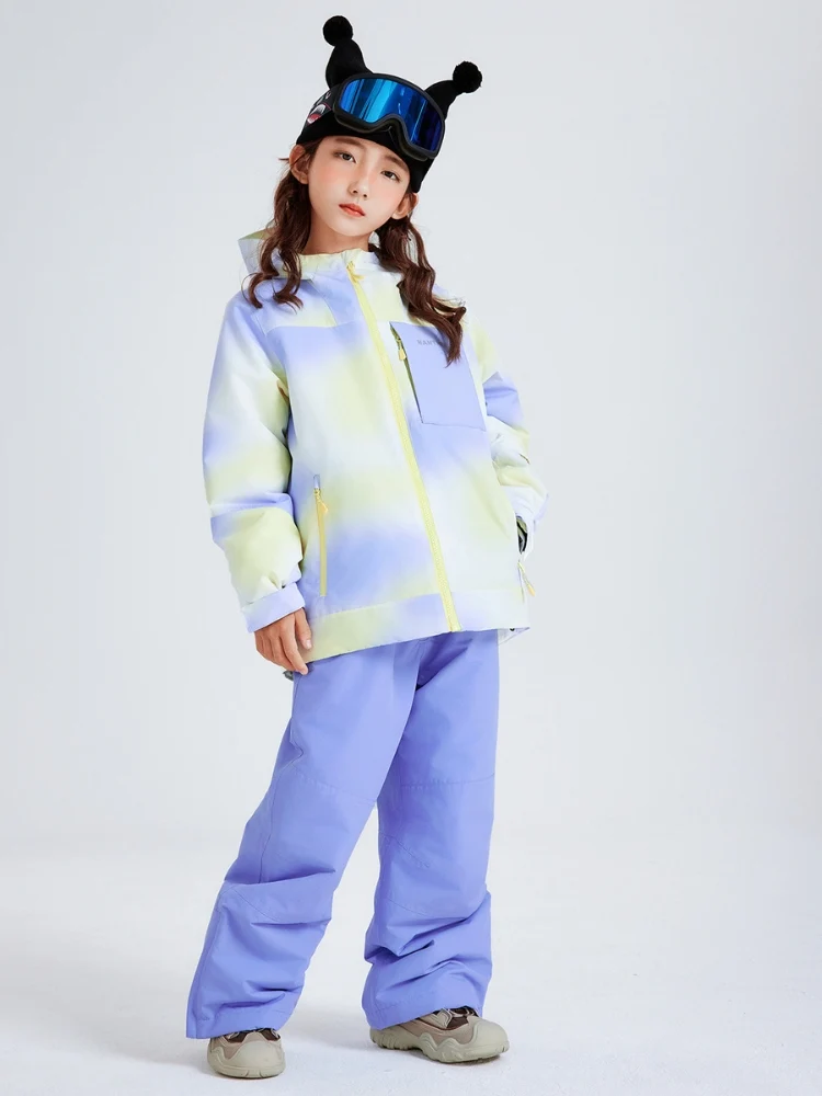NANDN Kids Candy Color Gradient Snow Suits - Image 14