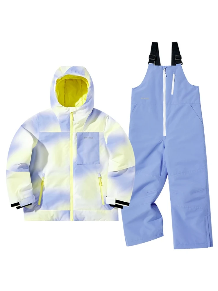 NANDN Kids Candy Color Gradient Snow Suits - Image 17