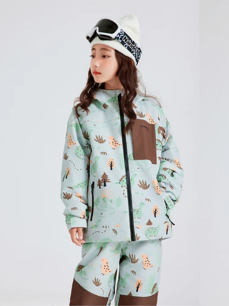NANDN Kids Candy Color Gradient Snow Suits - Image 4