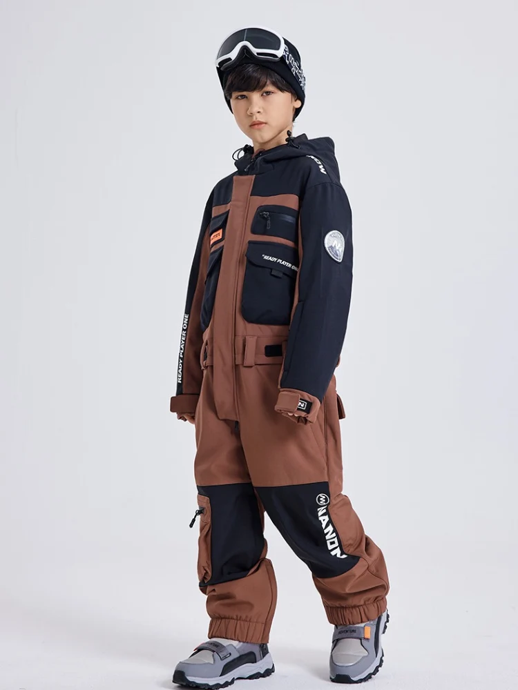 NANDN Kids Little Expedition Snow One Piece - Image 18