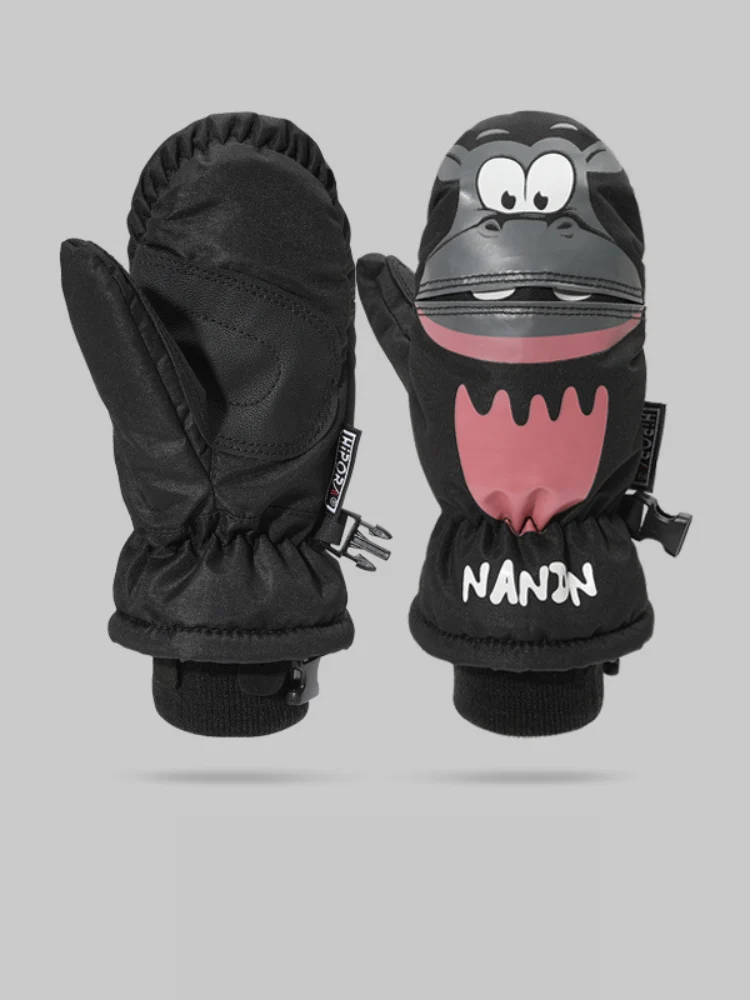 NANDN Kids Ski Waterproof Cartoon Gloves - Image 5