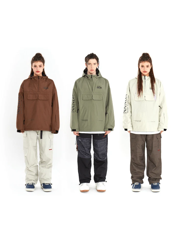 NANDN Outerwear Ski Pullover Shell Jacket - Women's - Image 41
