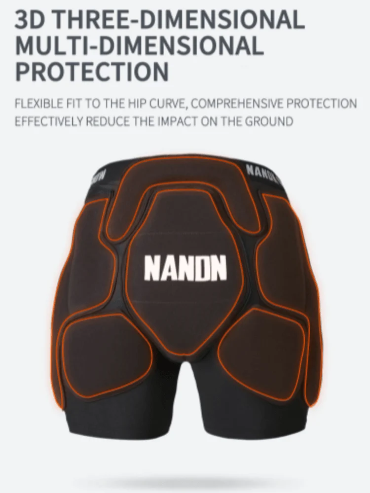 Nandn Unisex Tri-Flex Shorts & Knee Pads Set - Image 10