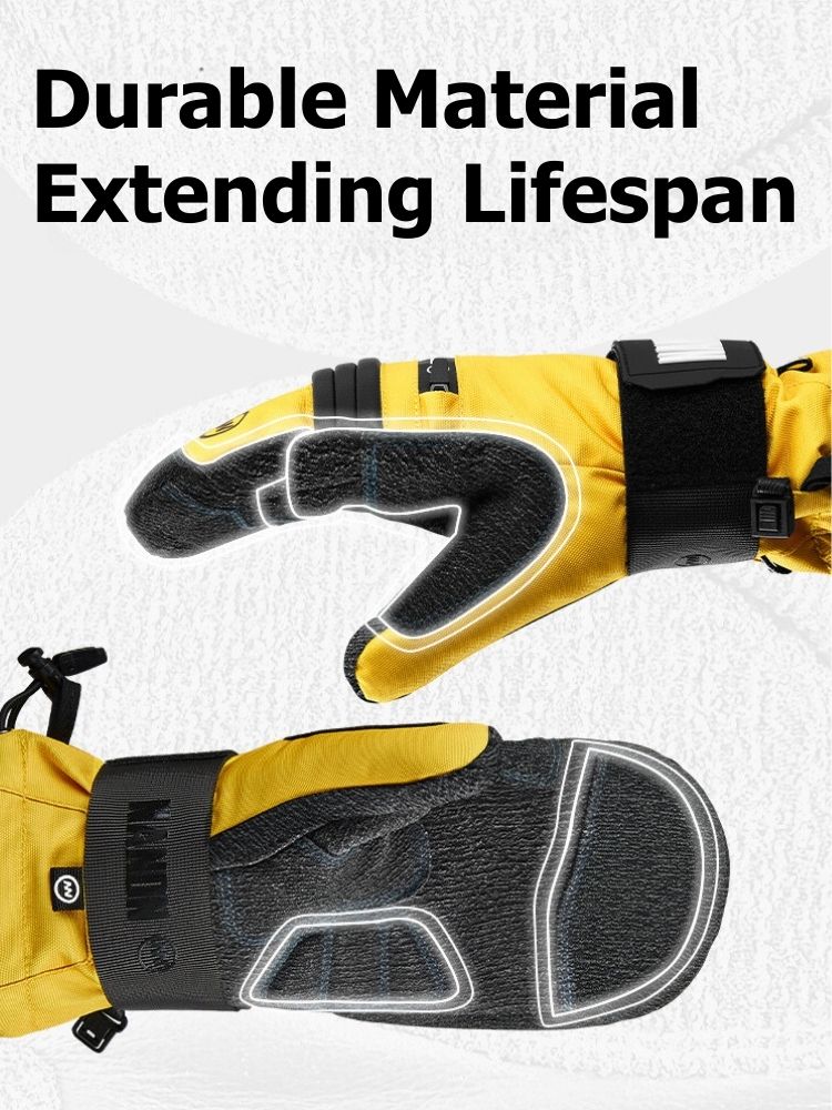 NANDN WristGuard Pro KEVLAR Snowboarder Mitten - Image 12