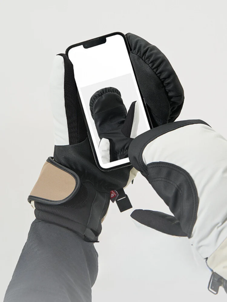 NANEND Colorblock Insulated Ski Mittens - Image 5