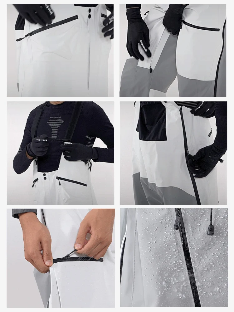 NANEND Dermizax 3L Summit Ski Bibs - Men's - Image 14