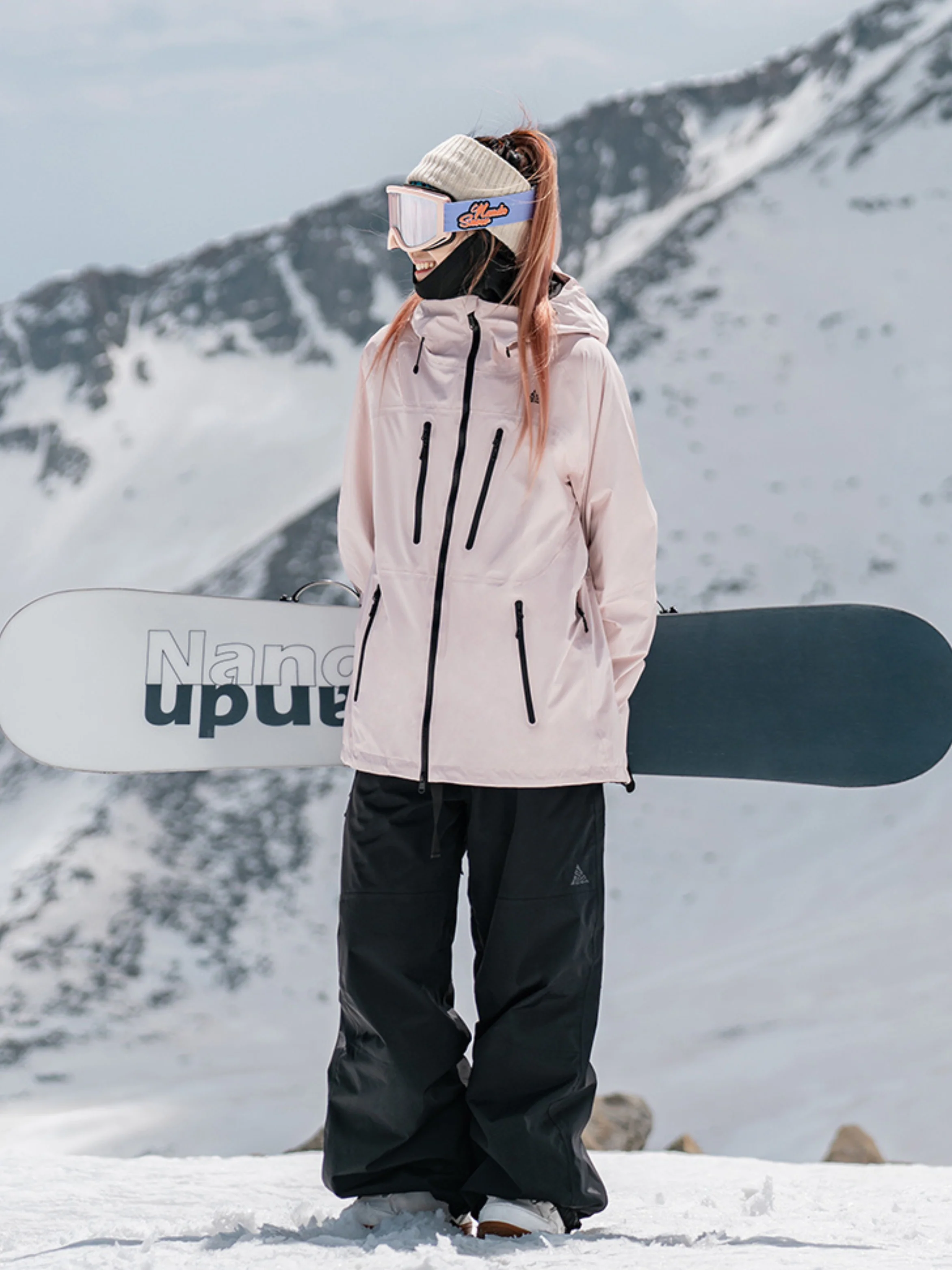 NANEND Pink 3L Winter Ski Jacket - Unisex - Image 9
