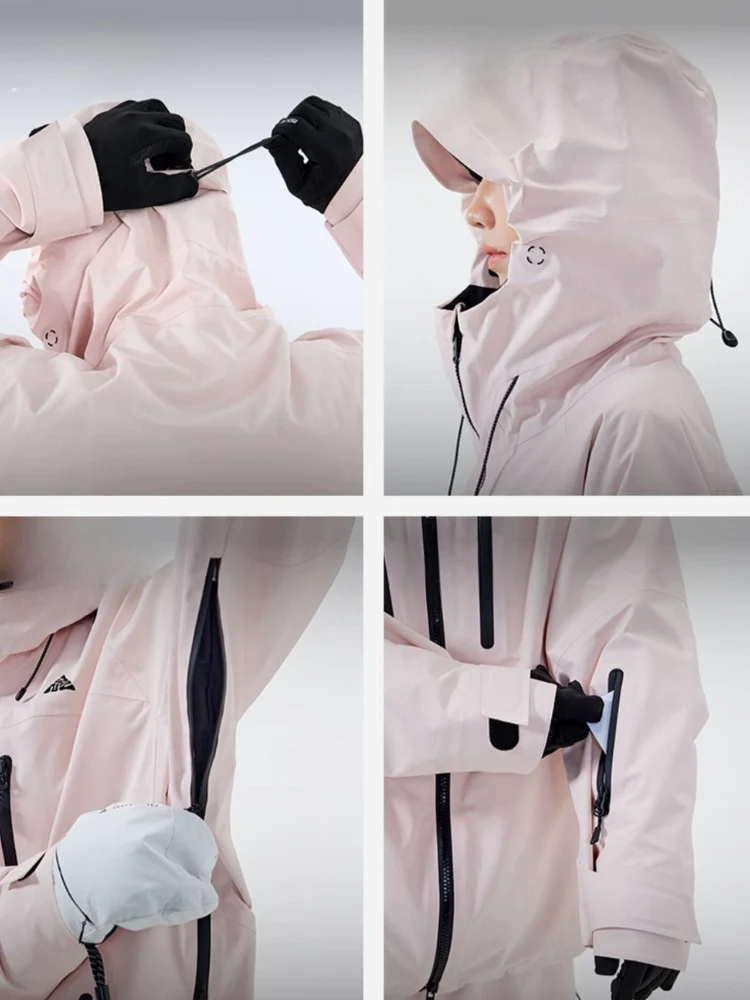 NANEND Pink 3L Winter Ski Jacket - Unisex - Image 11