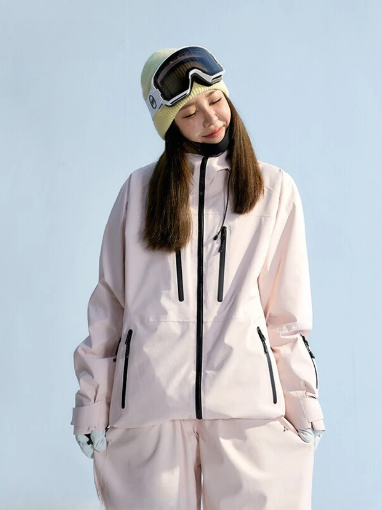 NANEND Pink 3L Winter Ski Jacket - Unisex - Image 2