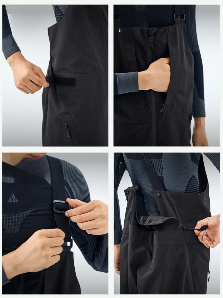 NANEND Pro 3L Fleece Ski Bib Pants [Limited Region] - Image 4