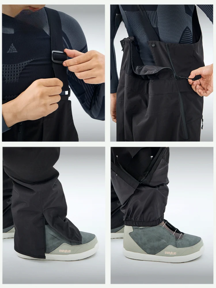 NANEND Pro 3L Fleece Ski Bib Pants [Limited Region] - Image 5
