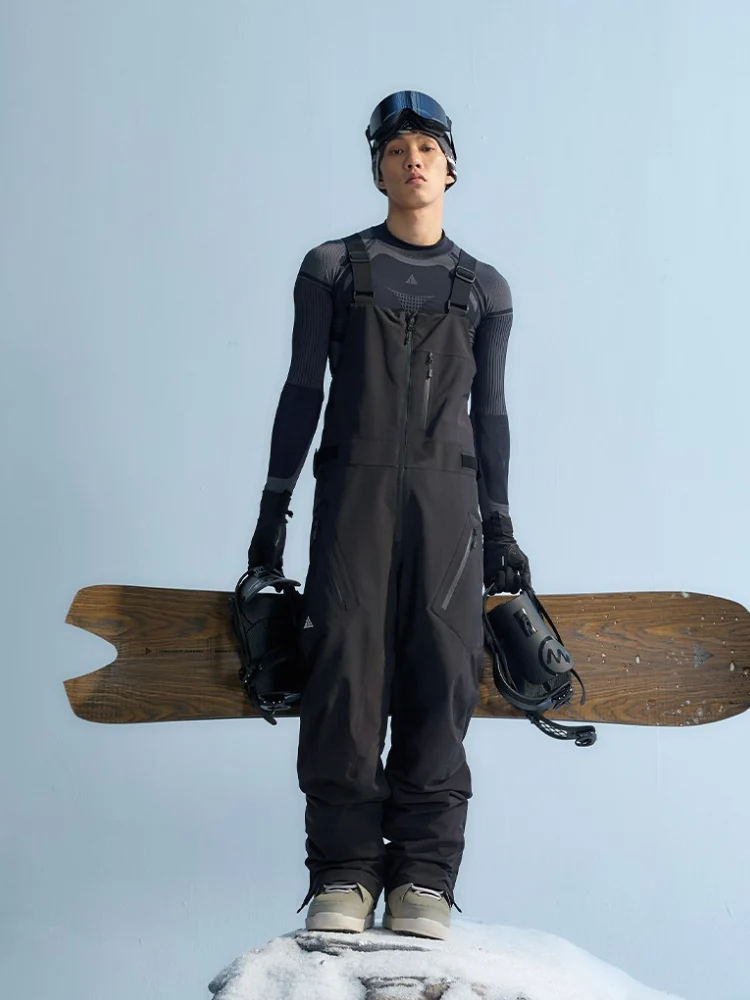 NANEND Pro 3L Fleece Ski Bib Pants - Men's - Image 5