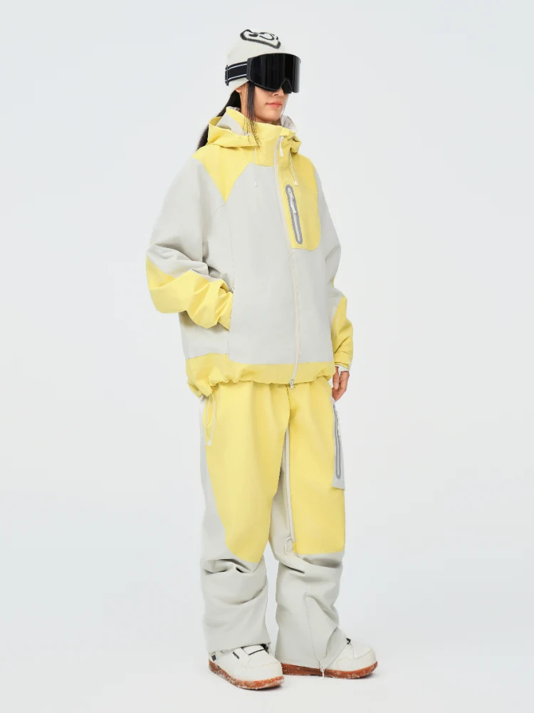 NIS 3L Pastel Colorblock Ski Jacket - Unisex - Image 8